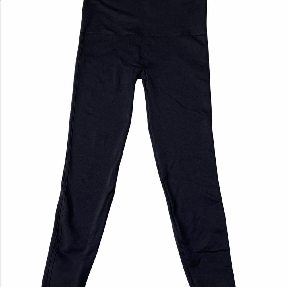 Spanx Black Seamless Leggings Size L